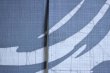 Photo5: Kyoto Noren SB Japanese batik door curtain Maru Round silver gray 85cm x 43cm (5)