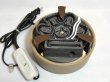 Photo1: Electric charcoal heater Japanese tea ceremony Gotoku cast iron for Furo D165mm For 230-240V (1)