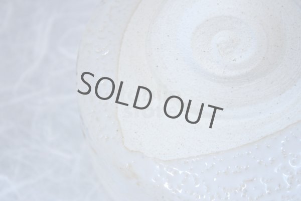 Photo10: Mino ware Japanese tea bowl Matcha chawan shiro shino white tabi Shuzan kiln (10)