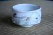 Photo1: Mino ware Japanese tea bowl Matcha chawan shiro shino white tabi Shuzan kiln (1)