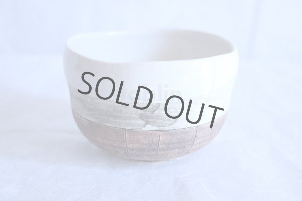 Photo4: Mino yaki ware Japanese tea bowl Hiro togusa toga chawan Matcha Green Tea (4)