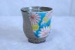 Photo2: Kutani Porcelain Japanese mug coffee tea cup hanaroman D 9.3cm (2)