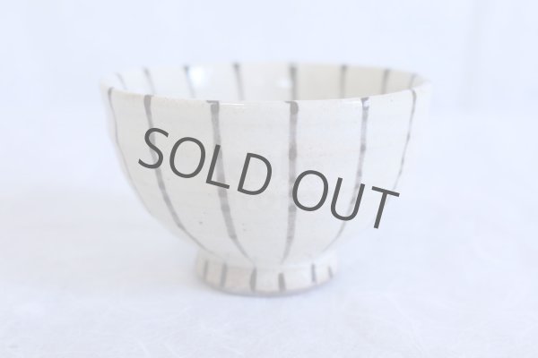 Photo2: Mino ware Japanese pottery matcha chawan tea bowl toga togusa dai noten (2)