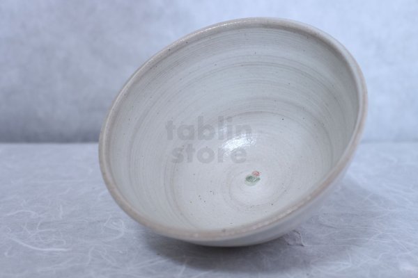 Photo4: Shigaraki pottery Japanese soup noodle serving bowl komon kobiki D150mm (4)