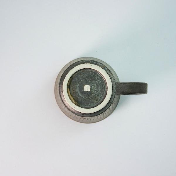 Photo3: Kiyomizu Japanese pottery tea mug coffee cup Daisuke itome black 250ml (3)