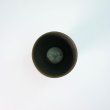 Photo2: Kiyomizu Japanese pottery Sake tumbler Bar Mug Daisuke itome black 220ml (2)