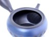 Photo4: Tokoname yaki ware Japanese tea pot Tosei navy-blue ceramic tea strainer 290ml (4)