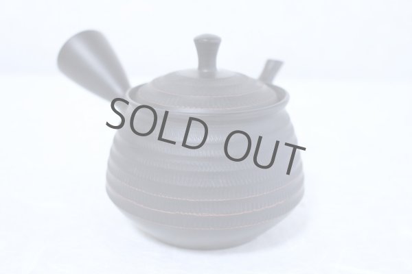 Photo1: Tokoname yaki ware Japanese tea pot Hokuryu ceramic tea strainer 260ml (1)