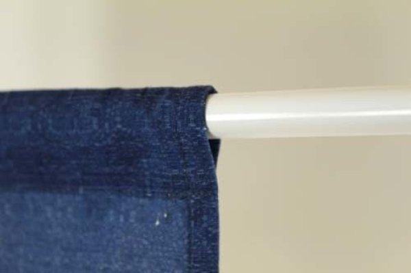 Photo2: Noren Japanese Curtain Doorway NM yu furo bath cotton 85 x 150cm  (2)