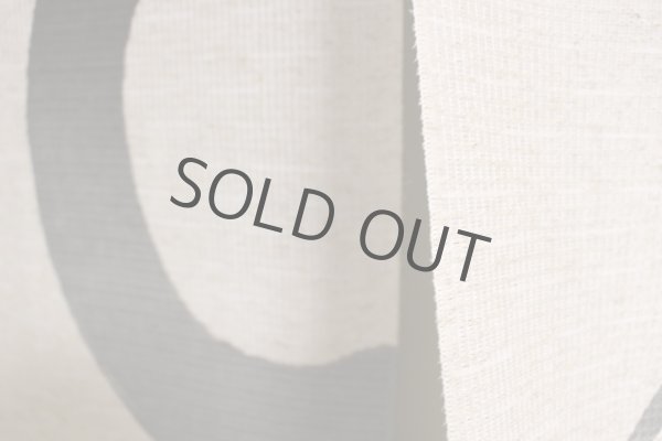 Photo6: Noren Japanese curtain Enso round 85cm x 150cm (6)