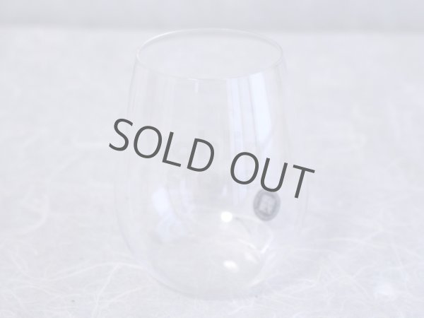 Photo3: Usuhari Shotoku Glass Bordeaux red white w/wooden box 300ml set of 2 (3)