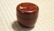 Photo9: Tea Caddy Japanese Natsume Echizen Urushi lacquer Matcha container hisago red hy (9)