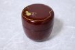 Photo3: Tea Caddy Japanese Natsume Echizen Urushi lacquer Matcha container hisago red hy (3)