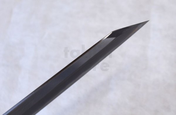 Photo9: SAKAI TAKAYUKI Japanese knife Byakko Yasuki White-1 steel Kiritsuke kengata (Sashimi) (9)