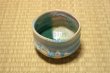 Photo9: Mino ware pottery Japanese tea ceremony bowl Matcha chawan Kiseto light blue (9)