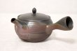 Photo2: Tokoname Japanese tea pot kyusu Gyokko pottery tea strainer yohen sendan 280ml (2)