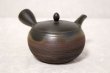 Photo4: Tokoname Japanese tea pot kyusu Gyokko pottery tea strainer yohen sendan 280ml (4)