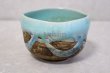 Photo1: Mino pottery Japanese tea ceremony bowl Matcha chawan nagashi light blue miyabi (1)