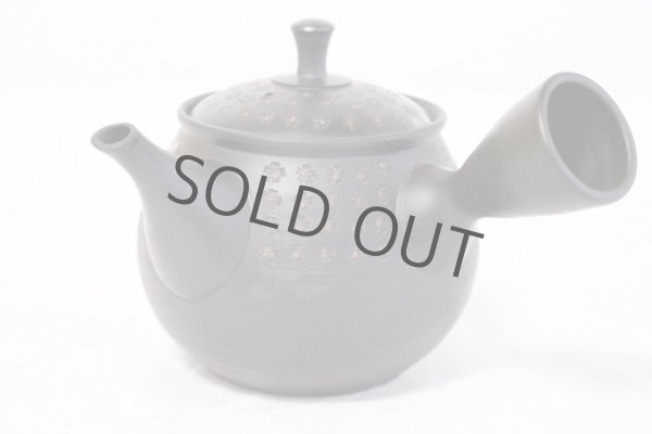 Photo2: Tokoname ware Japanese tea pot kyusu ceramic strainer YT Hokuryu in plum 300ml (2)