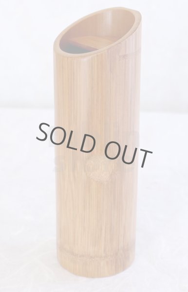 Photo3: Japanese Susu Bamboo Sake Set 12.15fl oz / 360ml Bottle and Cup L size (3)