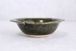 Photo4: Shigaraki pottery Japanese soup noodle serving bowl bidoro green D150mm (4)