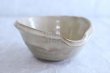 Photo2: Shigaraki pottery Japanese soup noodle serving bowl wara katakuchi D165mm (2)