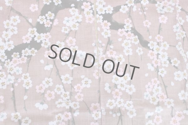 Photo6: Noren NM Japanese door curtain Shidarezakura pink 85 x 150cm (6)