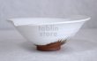 Photo4: Hagi ware Japanese Serving bowl White glaze Morning glory W200mm (4)