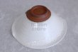 Photo6: Hagi ware Japanese Serving bowl White glaze Morning glory W200mm (6)