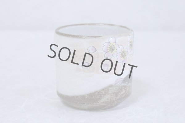 Photo8: Kutani Porcelain yunomi tea cup pottery tumbler harunofuji 330ml (8)