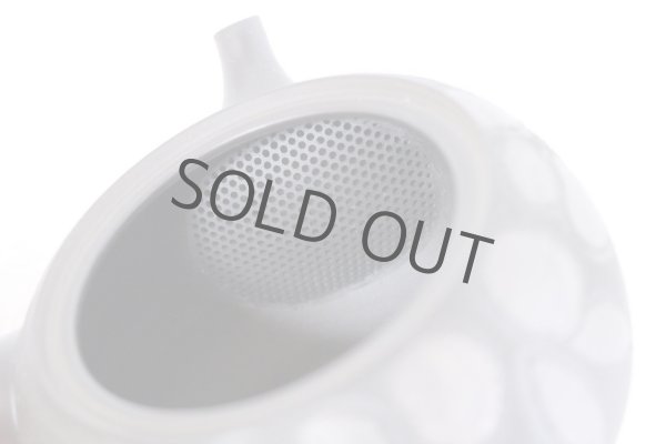 Photo10: Tokoname Japanese tea pot kyusu Komatsu ceramic tea strainear koku tubaki 220ml (10)