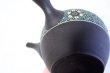 Photo9: Tokoname Kutani collaborate Japanese tea pot ceramic tea strainer aotibu 330ml (9)