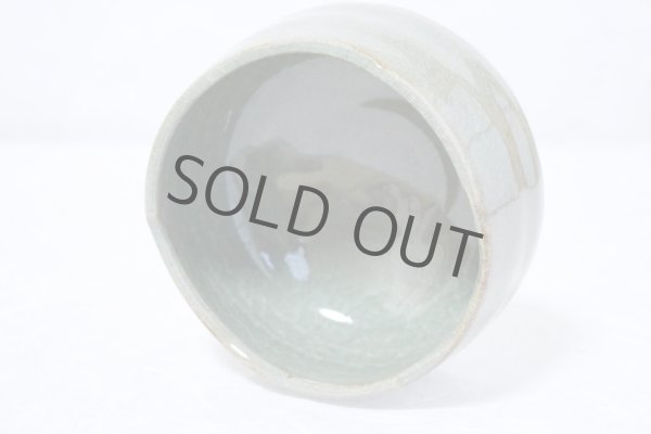 Photo5: Mino ware pottery Japanese tea ceremony bowl Matcha chawan kannyu midori miyabi (5)