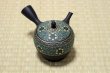 Photo10: Tokoname Kutani collaborate Japanese tea pot ceramic tea strainer aotibu 330ml (10)