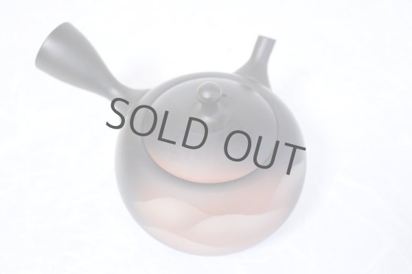 Photo7: Tokoname ware Japanese tea pot kyusu ceramic strainer YT Shoryu yamakasumi 340ml (7)