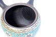 Photo7: Tokoname Kutani collaborate Japanese tea pot ceramic tea strainer aotibu 330ml (7)