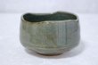 Photo1: Mino ware pottery Japanese tea ceremony bowl Matcha chawan kannyu midori miyabi (1)