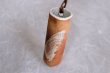 Photo1: Shigaraki pottery Japanese wall-hanging vase hihake H10cm (1)