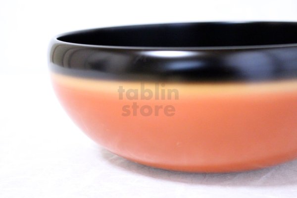 Photo7: Japanese Echizen Urushi lacquer Serving bowl yumebokashi moriki D20cm (7)