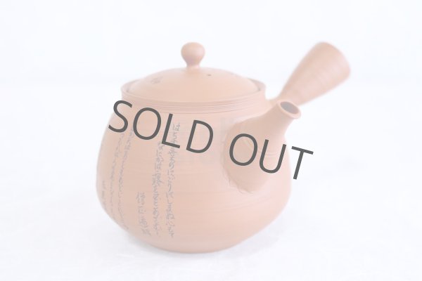 Photo8: Tokoname Japanese tea pot kyusu YT rokkasen waka reiko red 330ml and tea cups (8)