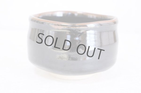 Photo2: Mino yaki ware Japanese tea bowl Tenmoku t chawan Matcha Green Tea (2)