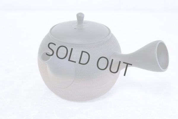Photo5: Tokoname Japanese tea pot kyusu Gyokko ceramic tea strainer roulette yohen 500ml (5)