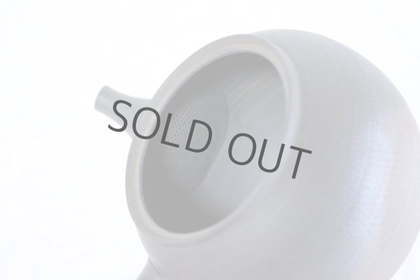 Photo7: Tokoname Japanese tea pot kyusu Gyokko ceramic tea strainer roulette yohen 500ml (7)