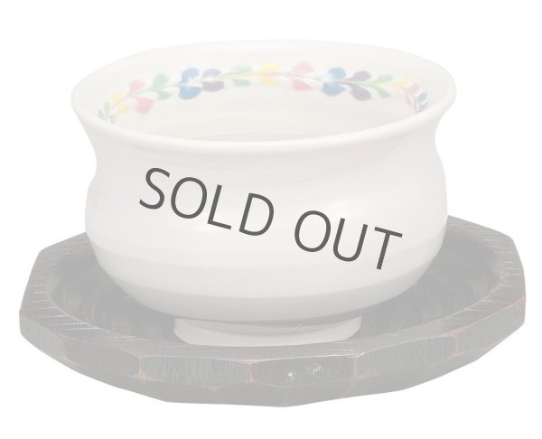 Photo10: Kutani porcelain Japanese Matcha chawan tea bowl yon ippuku heart shinpei (10)