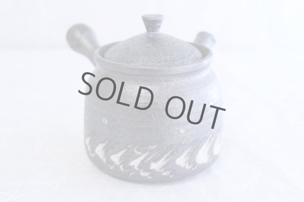 Photo2: Shigaraki pottery tea strainer Japanese tea pot kyusu jyuhyo 400ml (2)