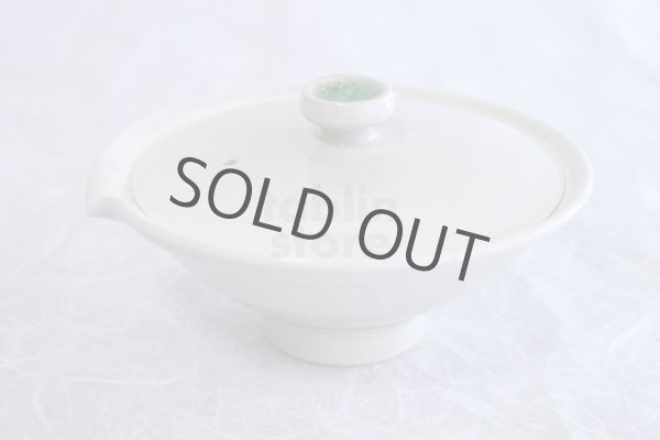 Photo5: Shigaraki pottery Japanese tea pot kyusu Hohin shiboridashi Ryofu 95ml (5)