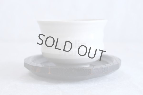 Photo2: Kutani porcelain Japanese Matcha chawan tea bowl yon ippuku heart shinpei (2)