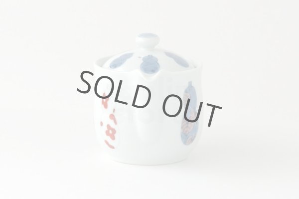 Photo2: Arita porcelain Japanese tea pot various gourd hyotan Tokushichi 260ml   (2)