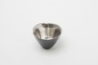 Photo4: Arita porcelain Japanese sake bottle & cups set silver glaze riso kiln oc 210ml  (4)
