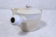 Photo4: Hagi yaki ware Japanese tea pot Hime L kyusu pottery tea strainer 420ml (4)